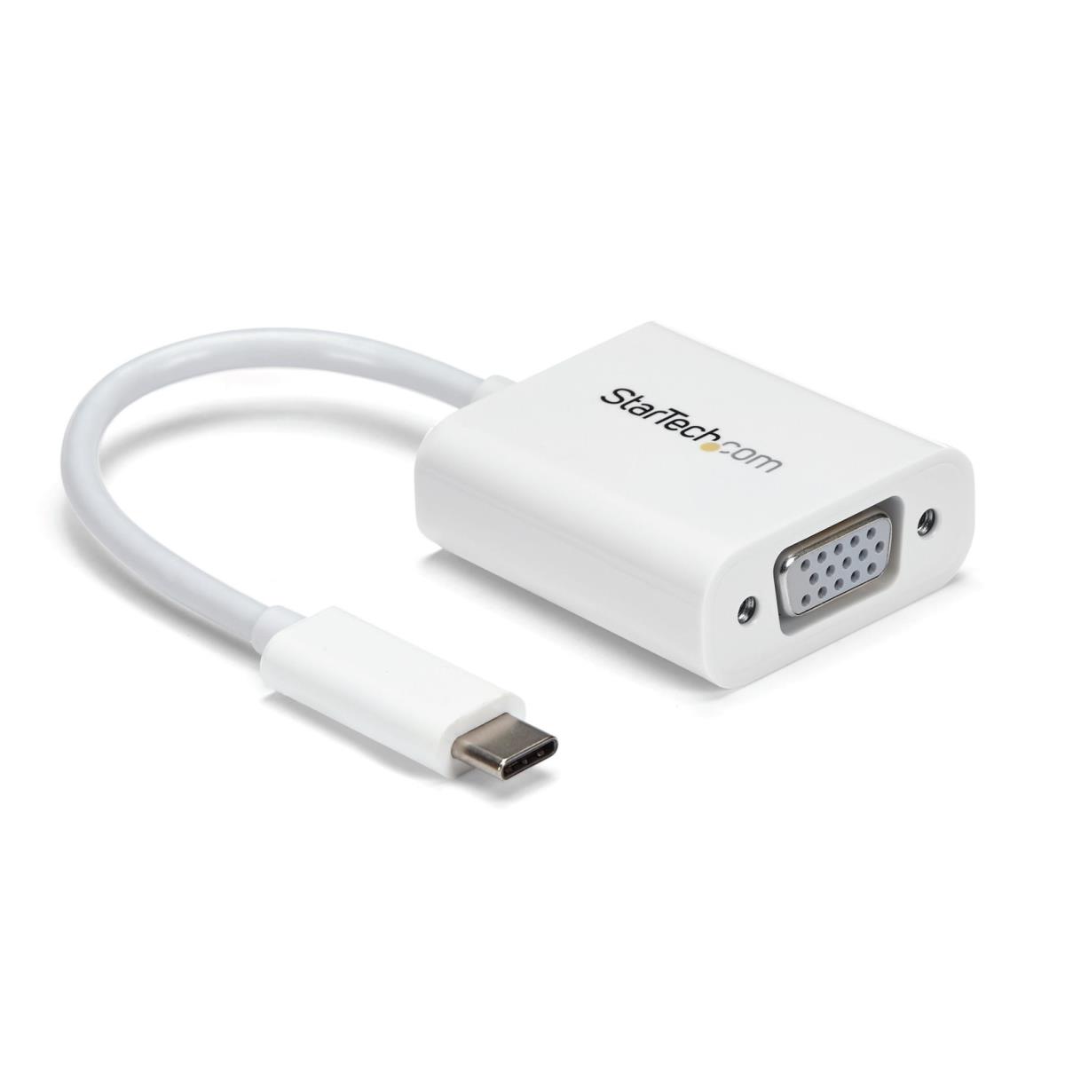 STARTECH.COM USB-c To Vga Adapter - White
