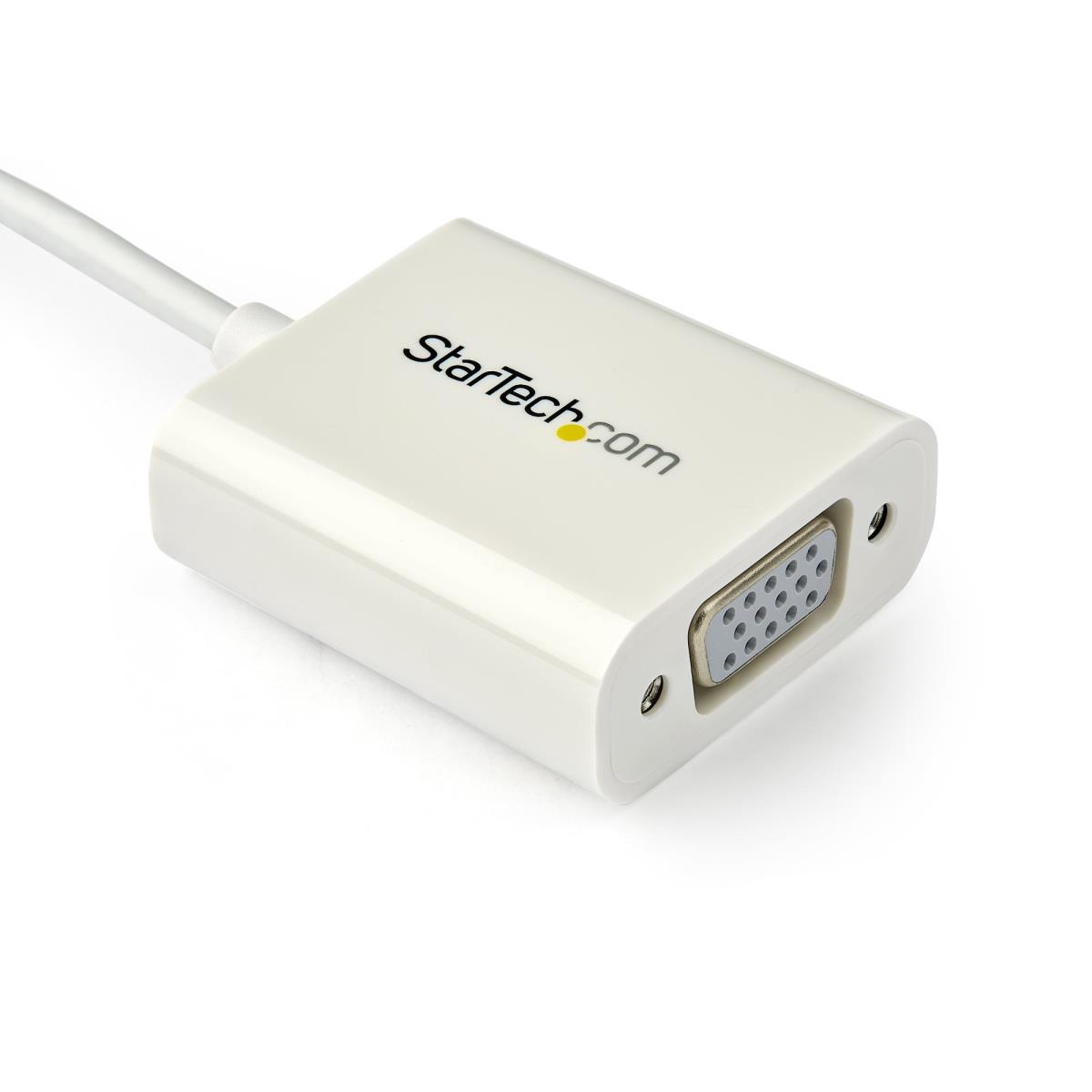 STARTECH.COM USB-c To Vga Adapter - White