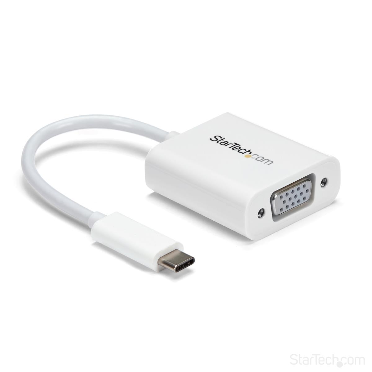 STARTECH.COM USB-c To Vga Adapter - White