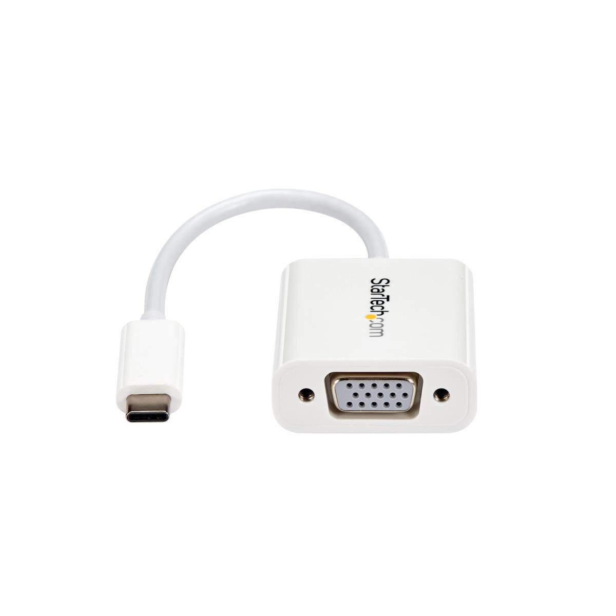 STARTECH.COM USB-c To Vga Adapter - White