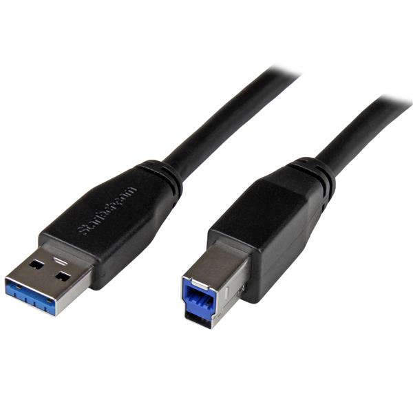 STARTECH.COM Active USB 3.0 USB-a To USB-b Cable - M/m - 5m