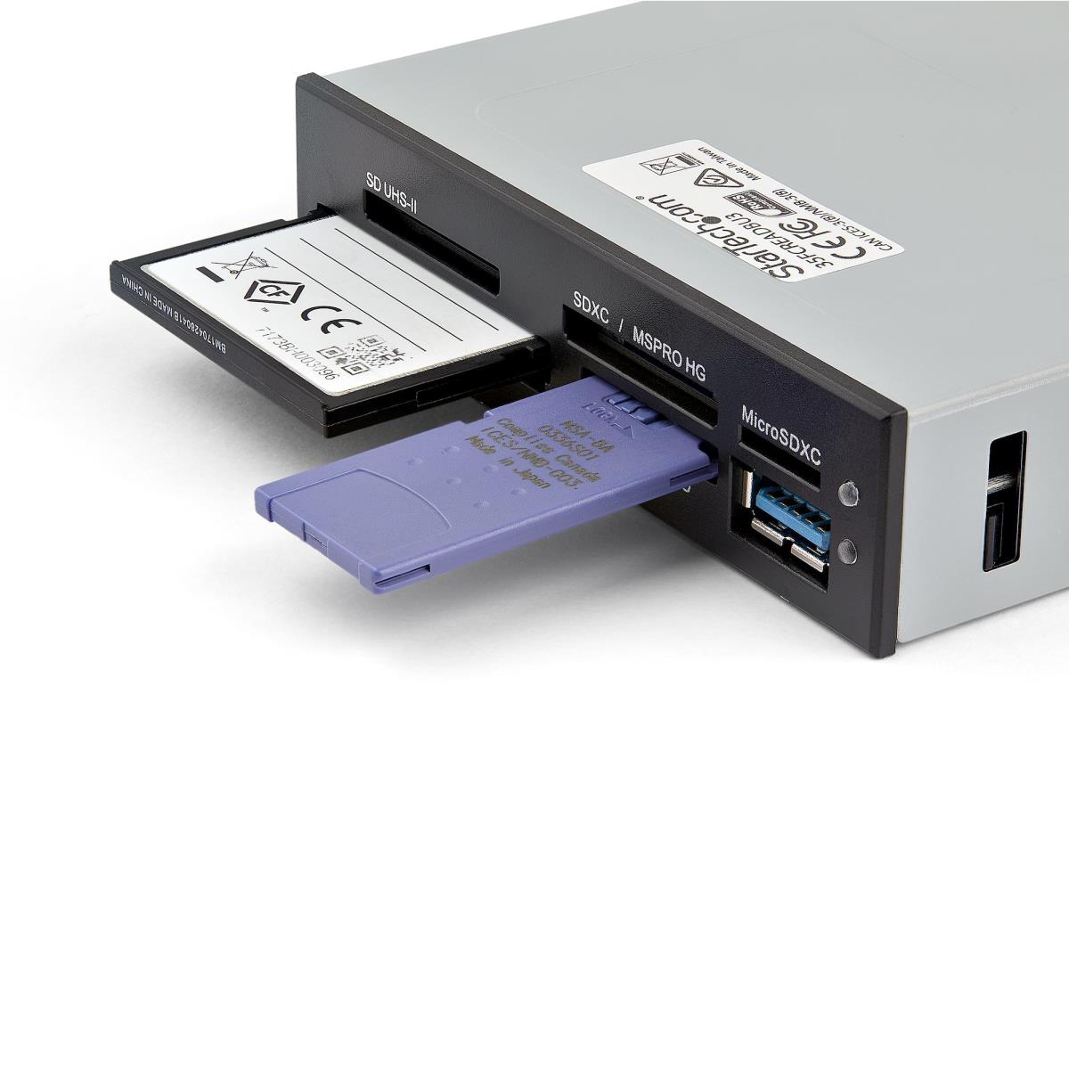STARTECH.COM Fast Internal Multi-card Reader USB 3.0 Powered & Uhs-ii Supp