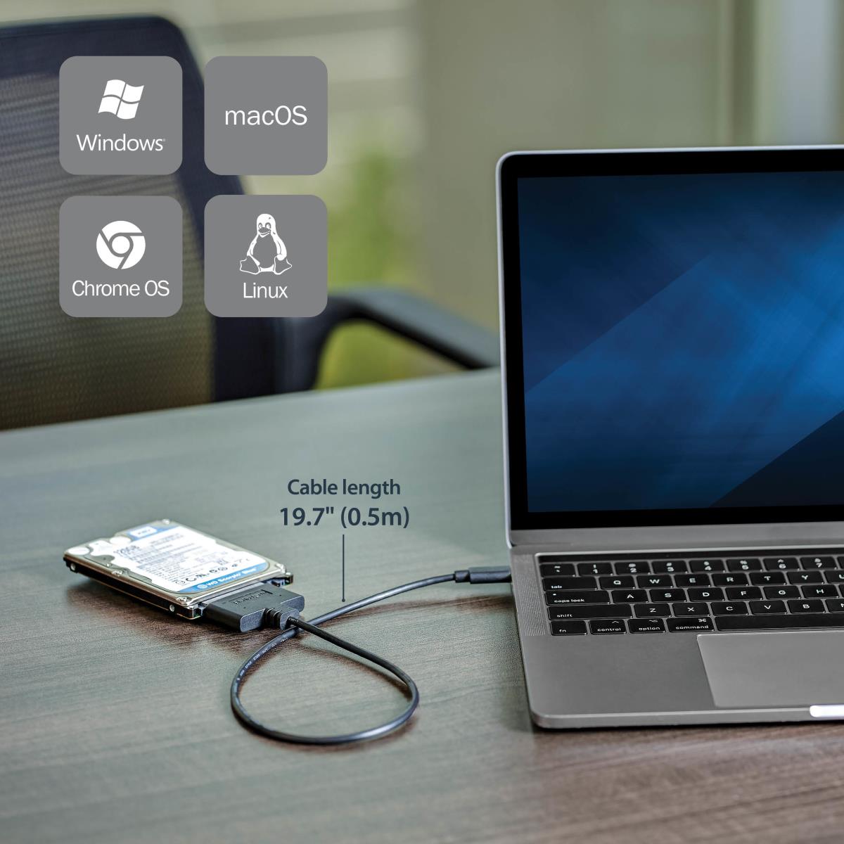STARTECH.COM USB 3.1 Gen 2 (10 Gbps) Adapter Cable For 2.5