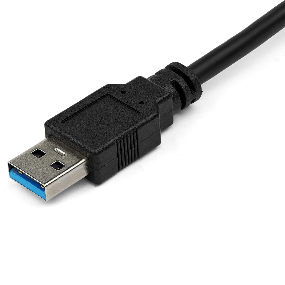 STARTECH.COM Network Adapter USB 3.0 To Gigabit With Built-in 2-port USB Hub