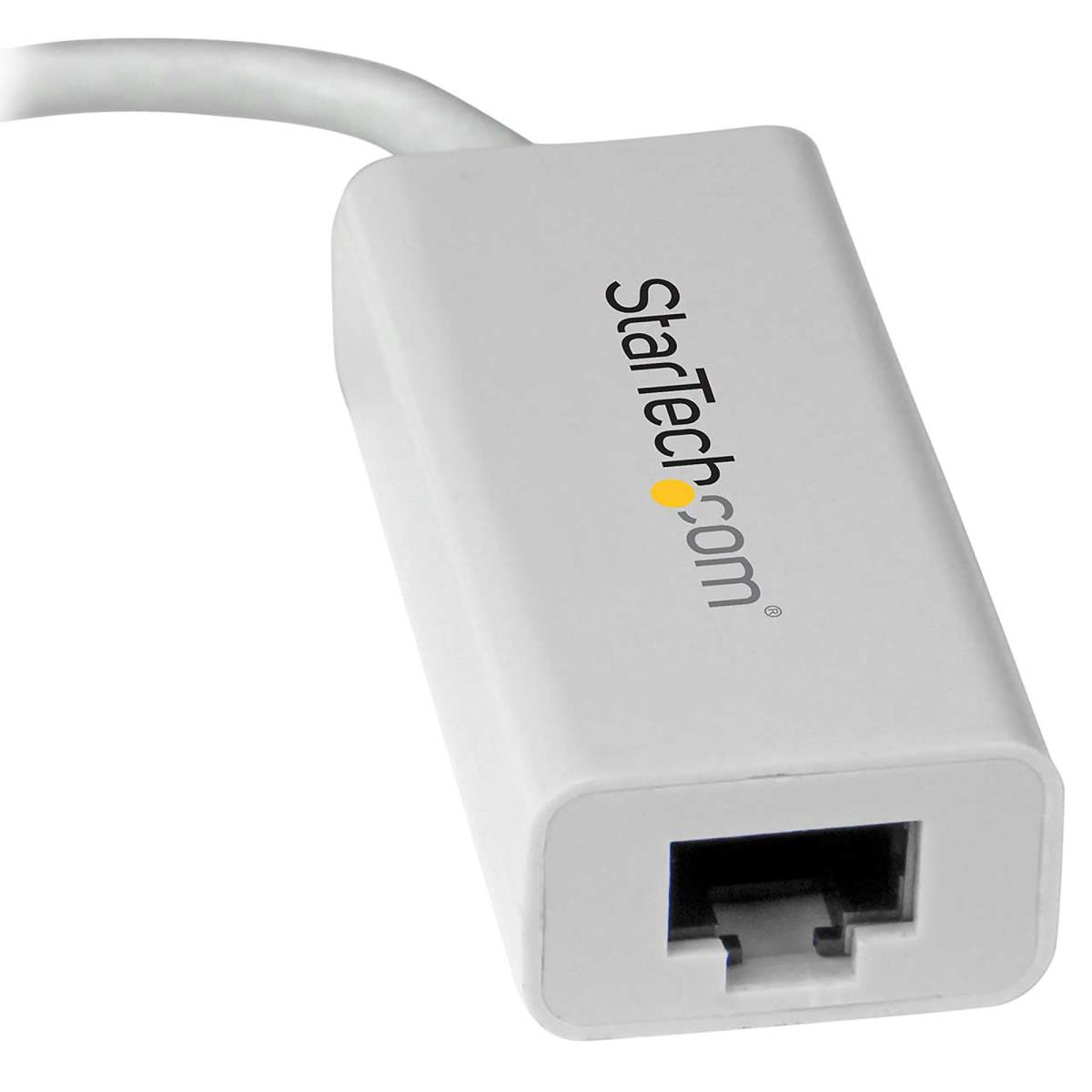 STARTECH.COM USB-c To Gigabit Network Adapter - White
