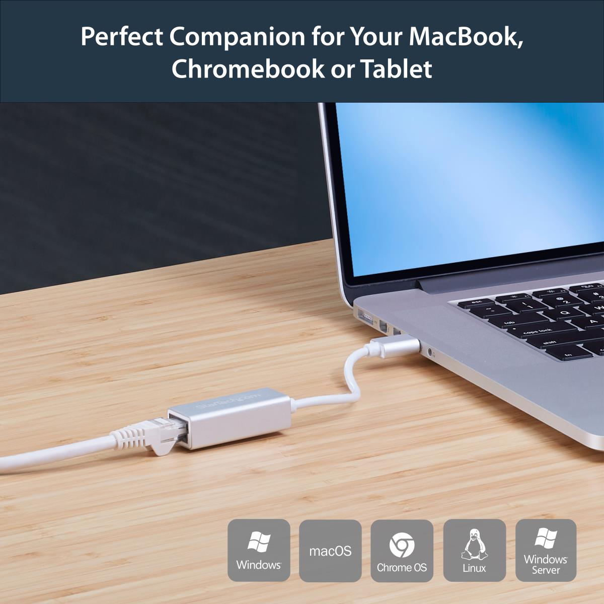 STARTECH.COM USB 3.0 To Gigabit Network Adapter - Silver