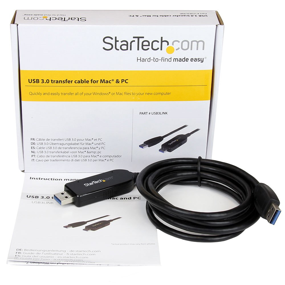 STARTECH.COM Data Transfer Cable USB 3.0 For Mac And Windows