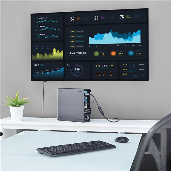 STARTECH.COM Hdmi To Dp Adapter Hdmi To DisplayPort Converter 4k