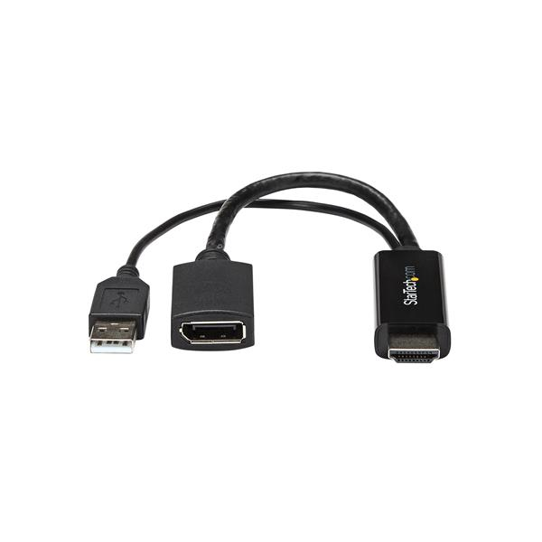 STARTECH.COM Hdmi To Dp Adapter Hdmi To DisplayPort Converter 4k