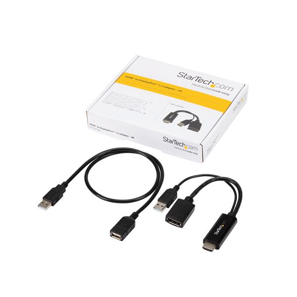 STARTECH.COM Hdmi To Dp Adapter Hdmi To DisplayPort Converter 4k