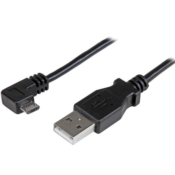STARTECH.COM Micro-USB Charge-and-sync Cable M/m - Right-angle Micro-USB - 28/24 Awg - 1 M