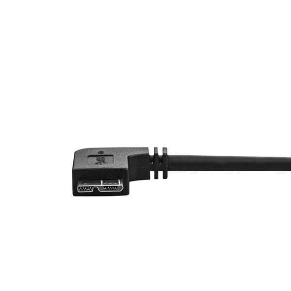 STARTECH.COM Slim Micro USB 3.0 Cable - M/m - Right  Ngle Micro-USB - 0.5m