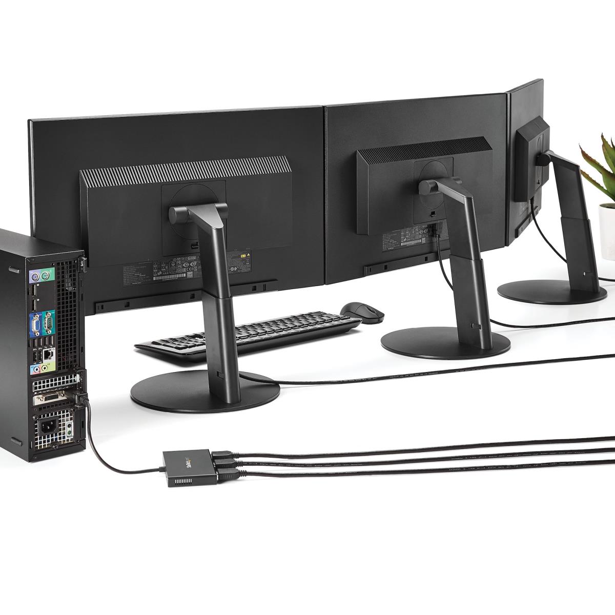 STARTECH.COM Triple Head DisplayPort Multi Monitor Adapter 1x Mdp To 3xdp