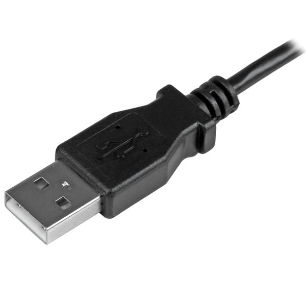 STARTECH.COM Micro-USB Charge-and-sync Cable M/m - Left-angle Micro-USB - 24 Awg - 2m