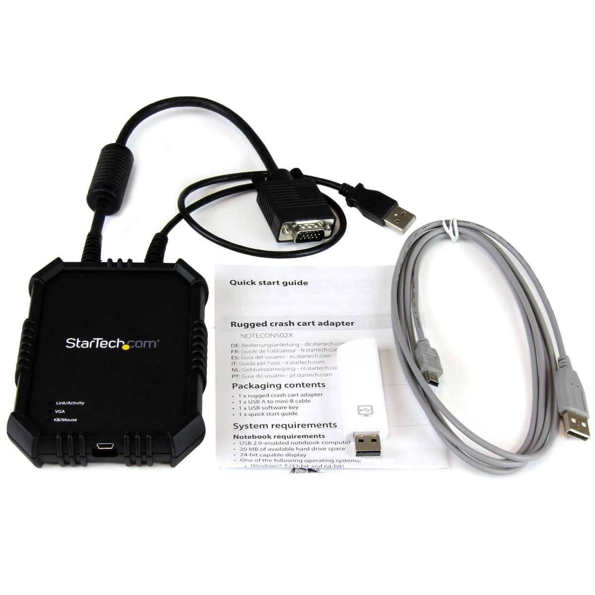 STARTECH.COM KVM Console Laptop-to-server With Rugged Housing