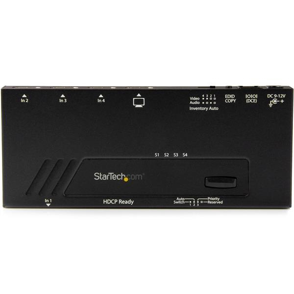 STARTECH.COM Hdmi Automatic Video Switch 4-port - 4k With Fast Switching