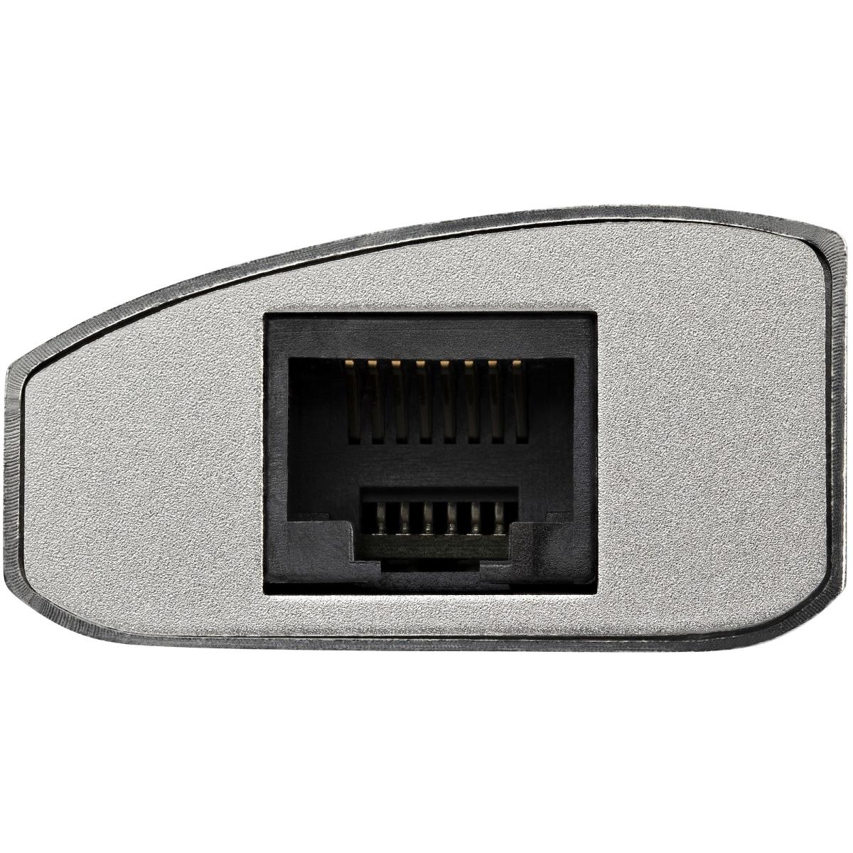 STARTECH.COM USB Hub 3port With Gigabit Network Adapter Silver