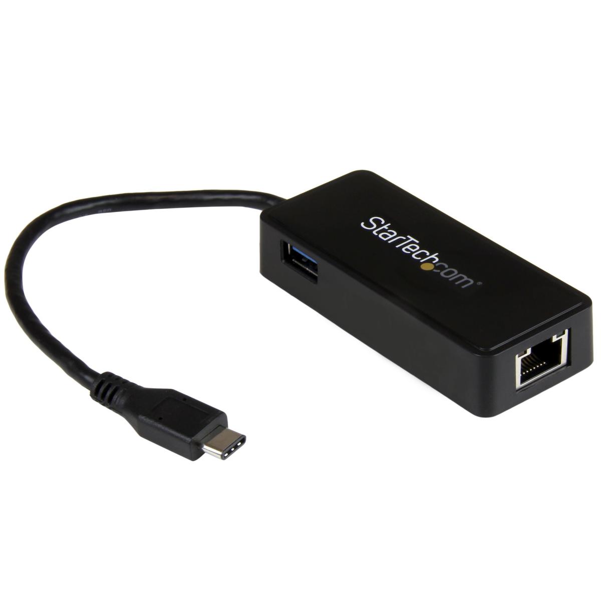 STARTECH.COM USB-C To Gigabit Network Adapter With Extra USB 3.0 Port