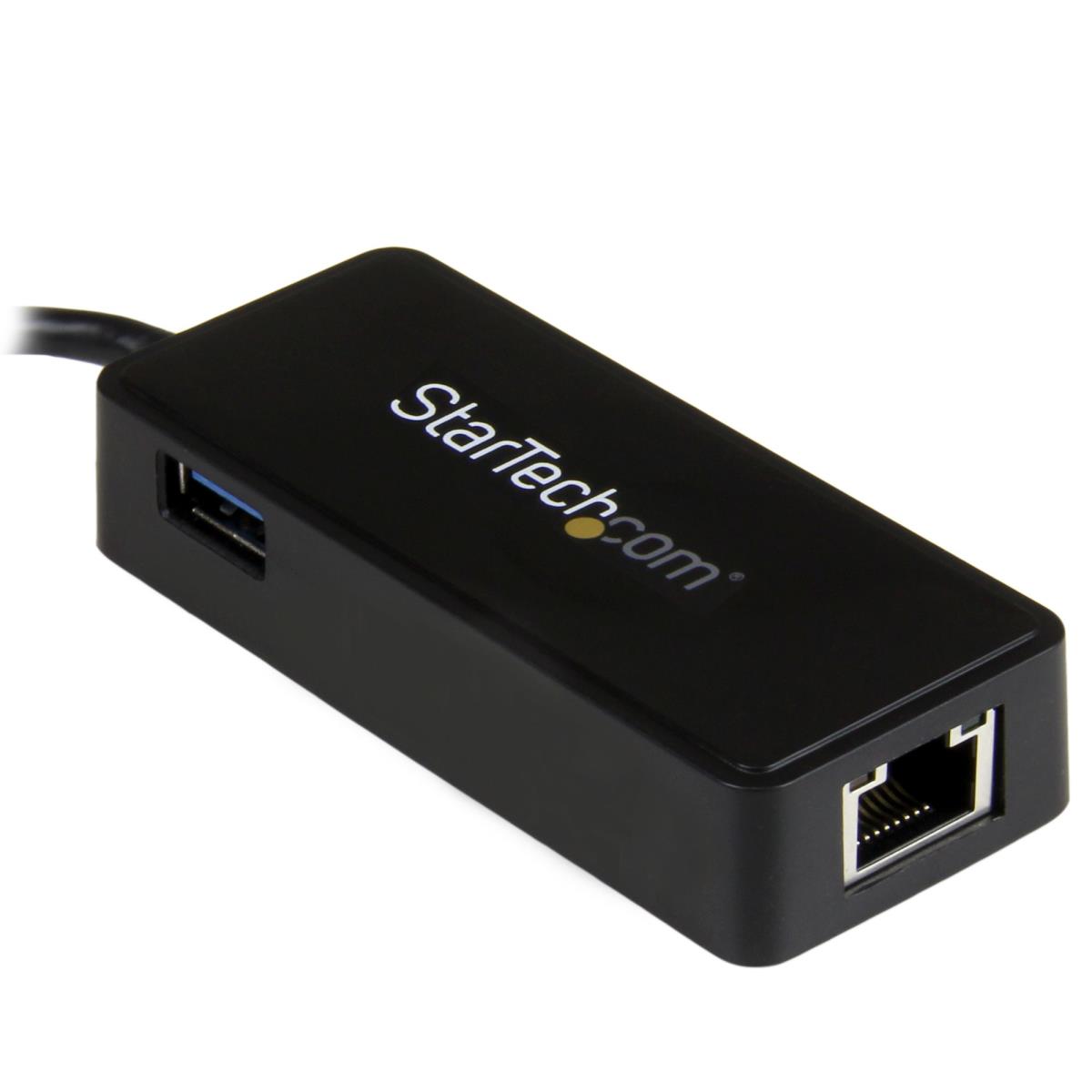 STARTECH.COM USB-C To Gigabit Network Adapter With Extra USB 3.0 Port