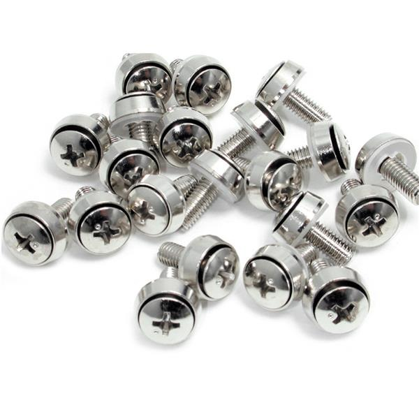 STARTECH.COM M6 Mounting Screws M6 X 12mm Screws 100 Pack