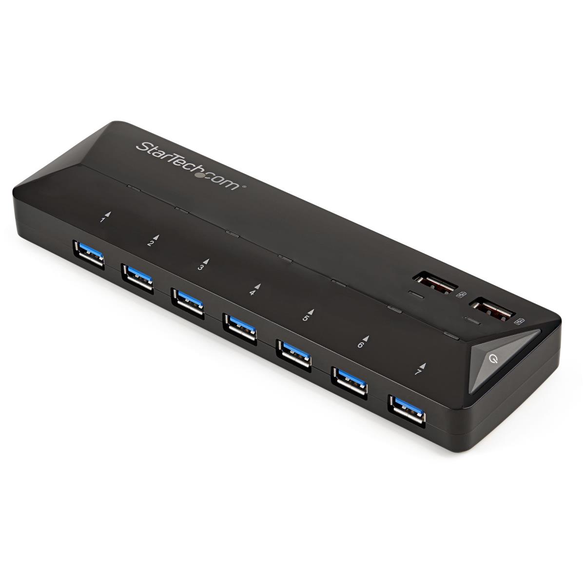 STARTECH.COM Hub Plus Dedicated Charging Ports 7-port USB 3.0 - 2 X 2.4a Ports