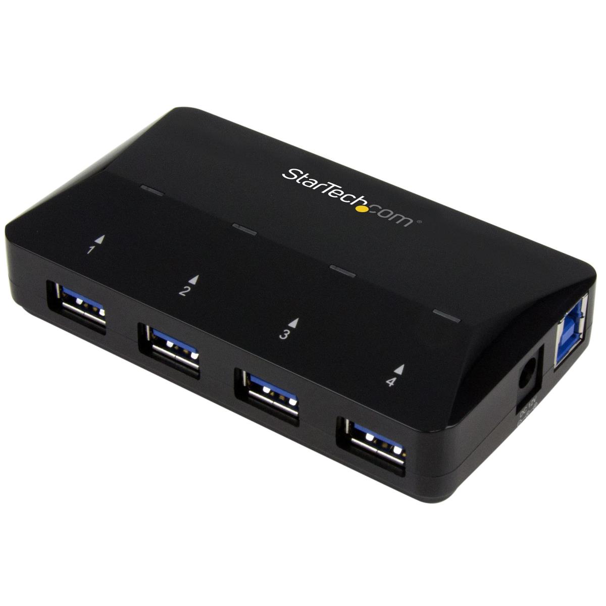 STARTECH.COM Hub Plus Dedicated Charging Port 4-port USB 3.0 - 1 X 2.4a Port