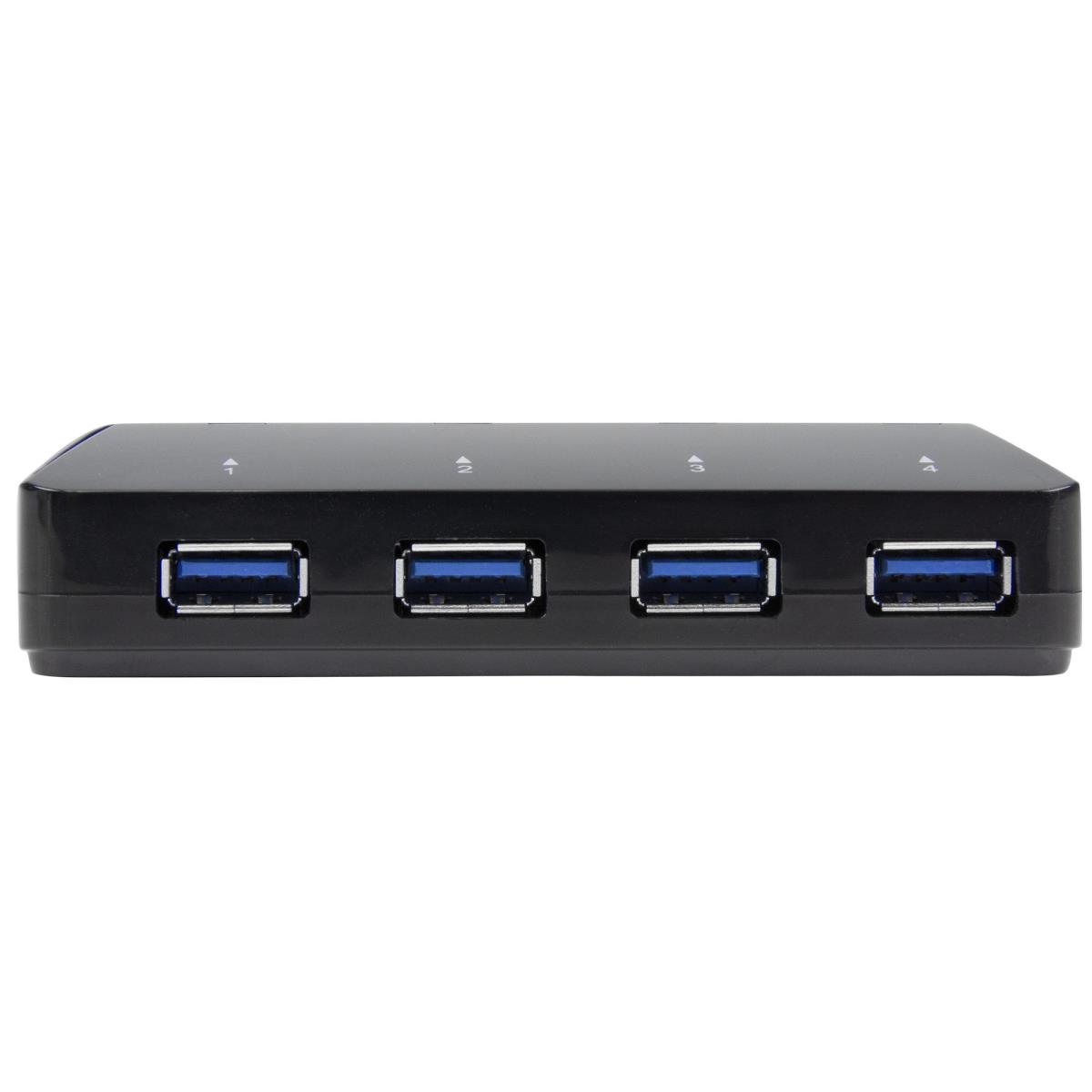 STARTECH.COM Hub Plus Dedicated Charging Port 4-port USB 3.0 - 1 X 2.4a Port