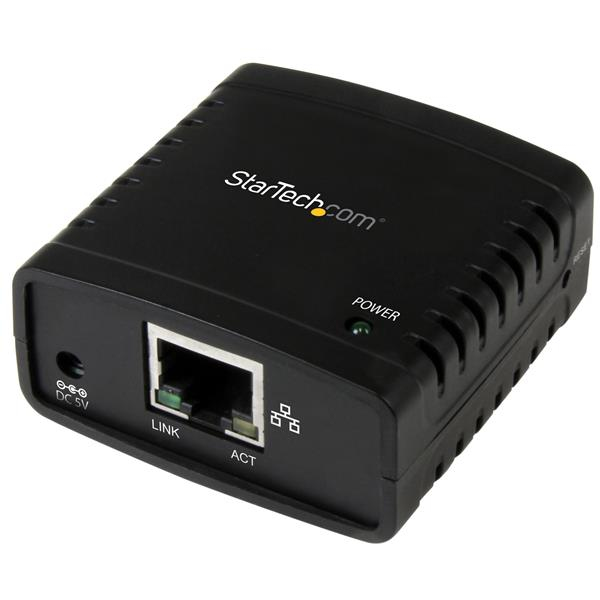 STARTECH.COM Network Low Profiler Print Server 10/100mbps Ethernet To USB 2.0
