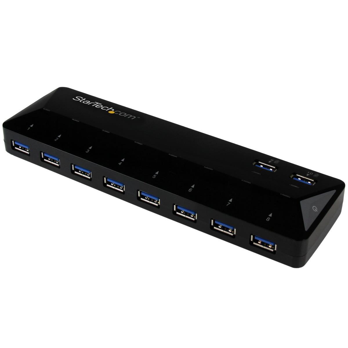 STARTECH.COM Hub With Charge And Sync Ports 10-port USB 3.0 - 2 X 1.5a Ports