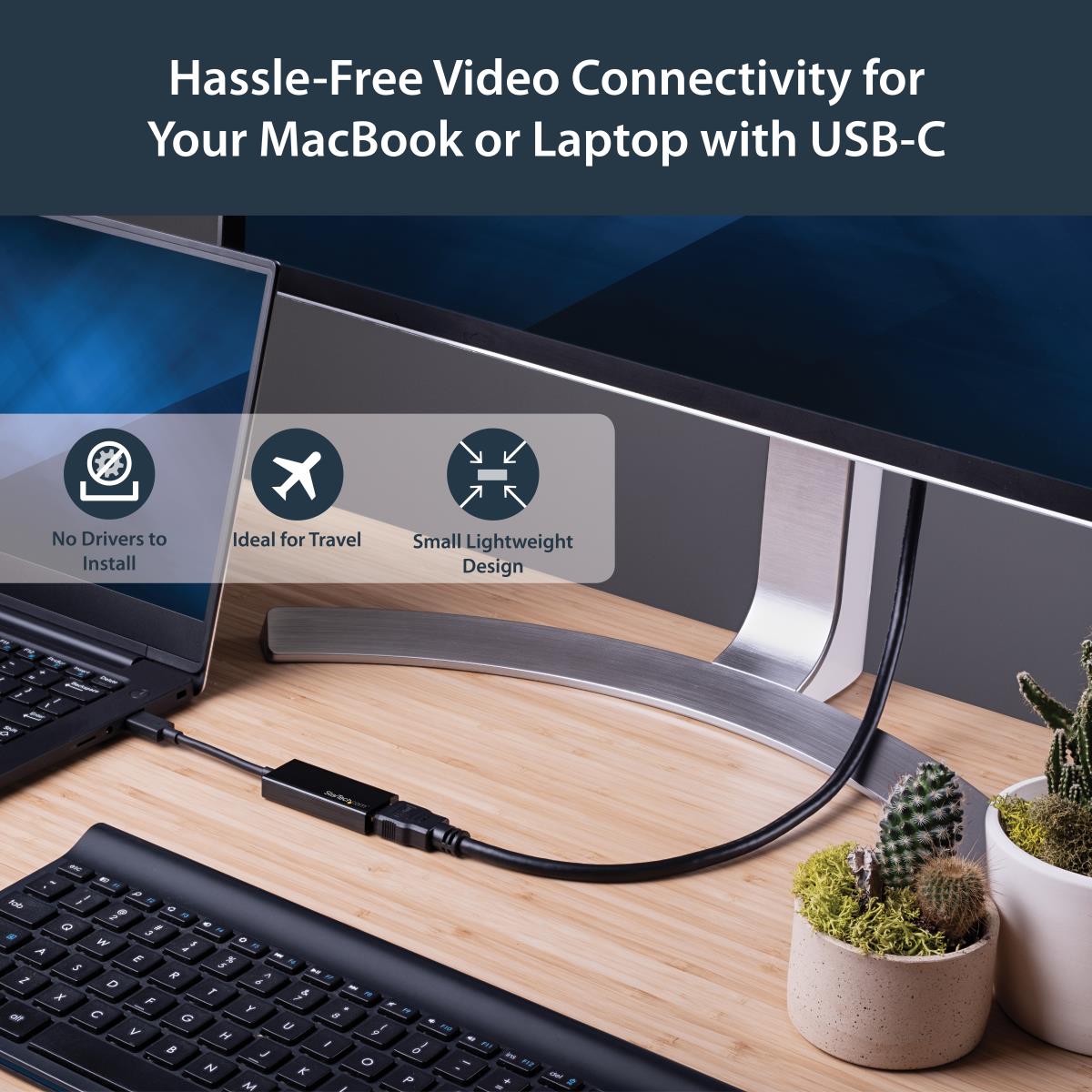 STARTECH.COM USB-c To Hdmi Adapter - Black