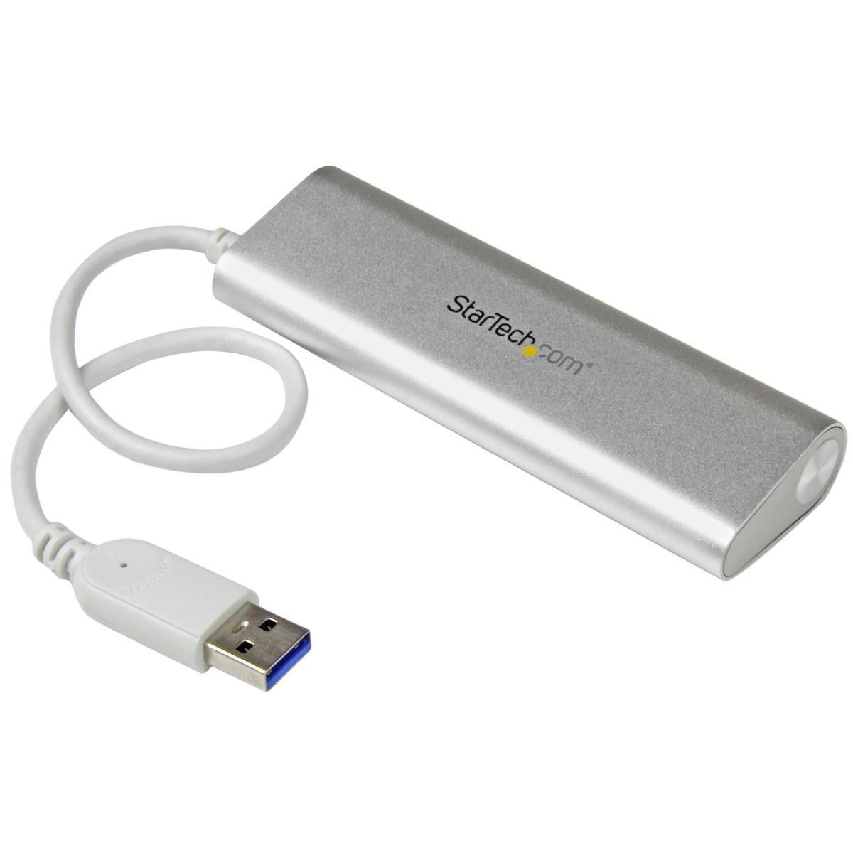 STARTECH.COM Portable USB Hub 3.0 4-port With Built-in Cable