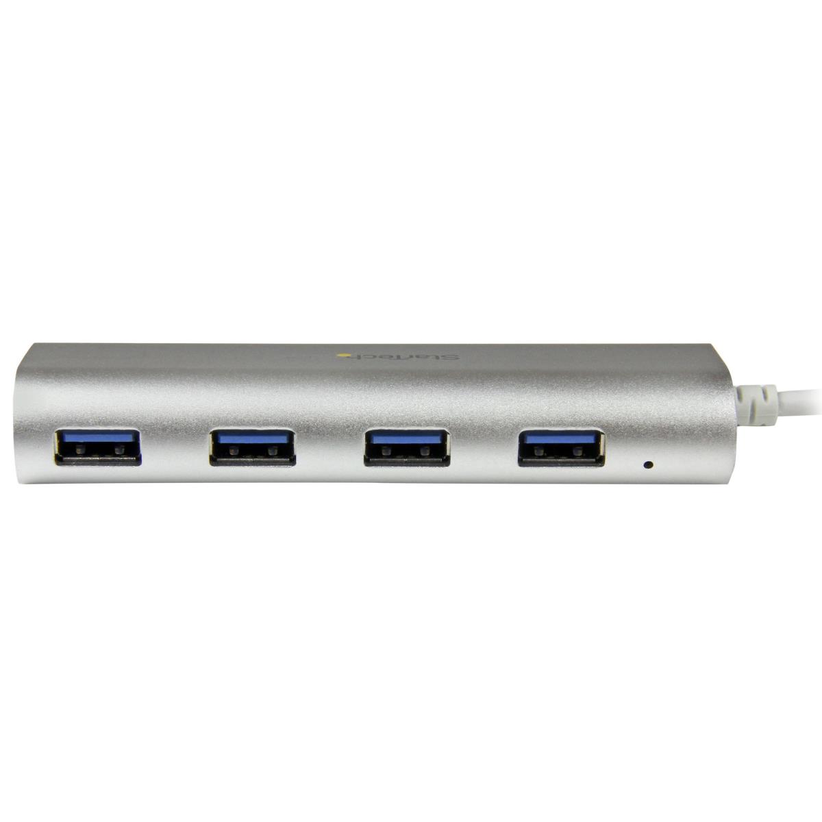 STARTECH.COM Portable USB Hub 3.0 4-port With Built-in Cable