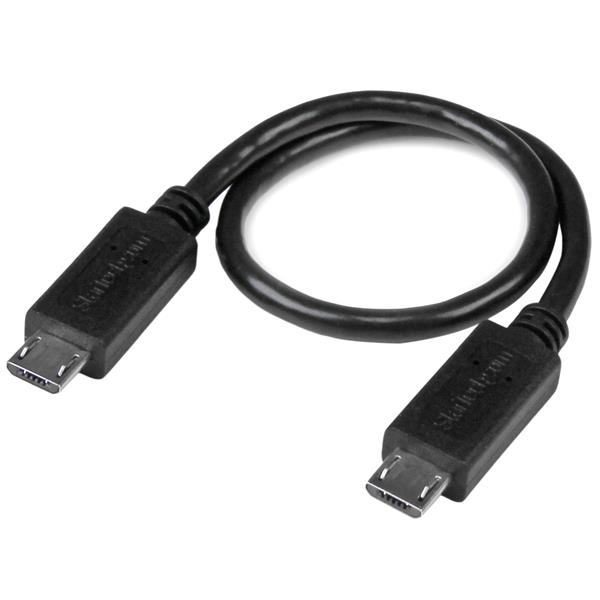 STARTECH.COM USB Otg Cable - Micro USB To Micro USB - M/m - 8 In