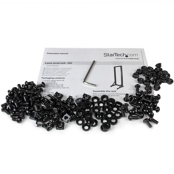 STARTECH.COM Server Rack 2-post With Casters - 42u