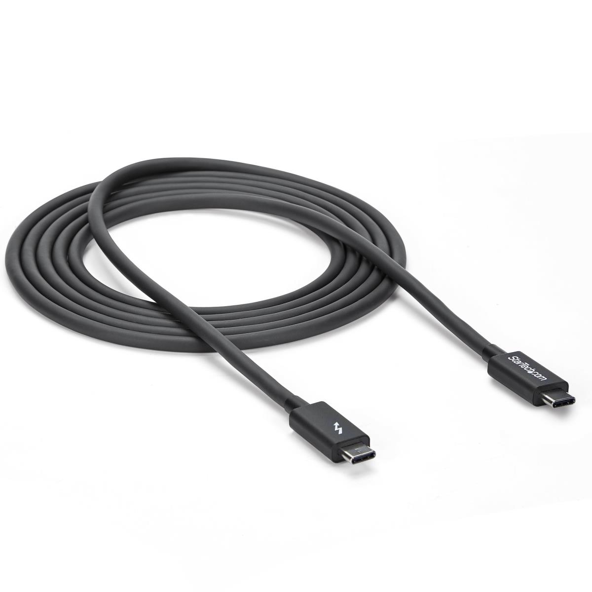 STARTECH.COM Thunderbolt 3 USB-c Cable (20gbps) 2m - Thunderbolt USB And DisplayPort Compatible