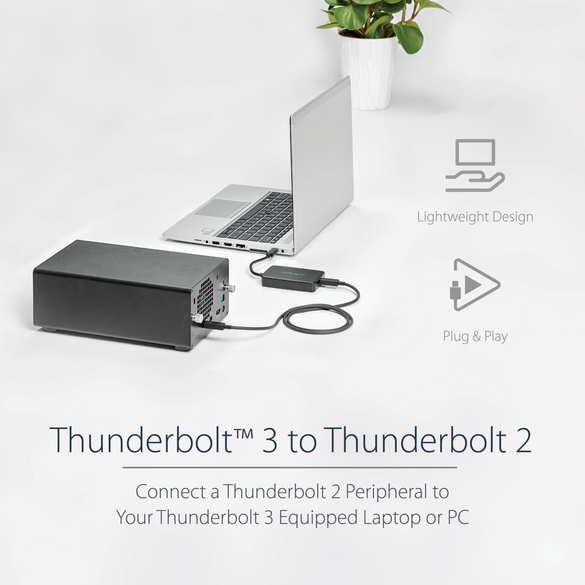 STARTECH.COM Thunderbolt 3 USB C To Thunderbolt Adapter