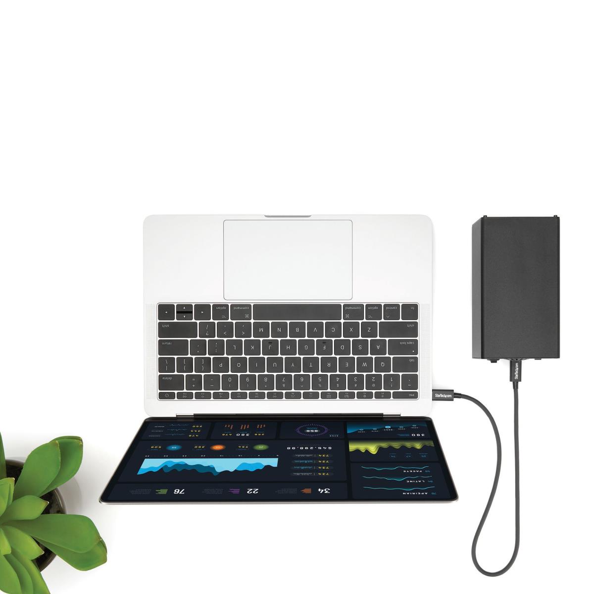 STARTECH.COM Thunderbolt 3 USB-c Cable 50cm 40gbps