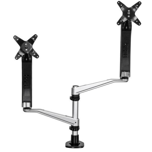 STARTECH.COM Dual Monitor Mount Full Motion Articulating Arms - Stackable