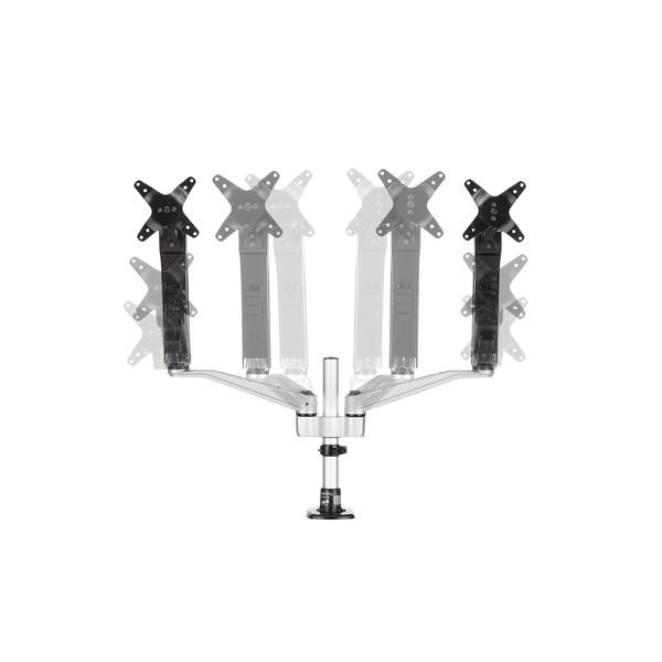 STARTECH.COM Dual Monitor Mount Full Motion Articulating Arms - Stackable
