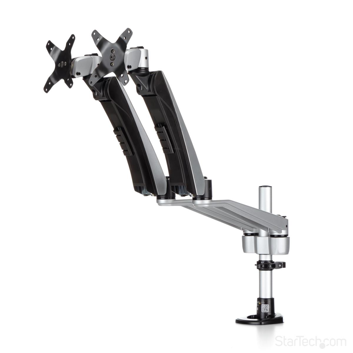 STARTECH.COM Dual Monitor Mount Full Motion Articulating Arms - Stackable