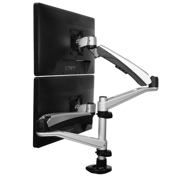 STARTECH.COM Dual Monitor Mount Full Motion Articulating Arms - Stackable