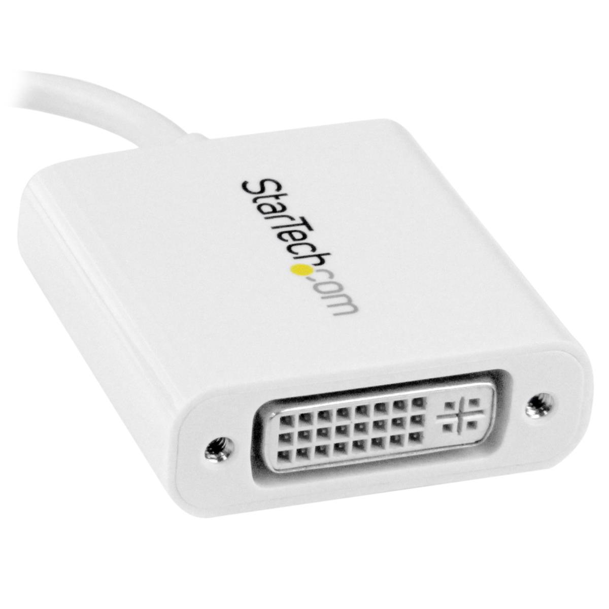 STARTECH.COM USB Type C To DVI Adapter USB-c DVI Video Converter-white
