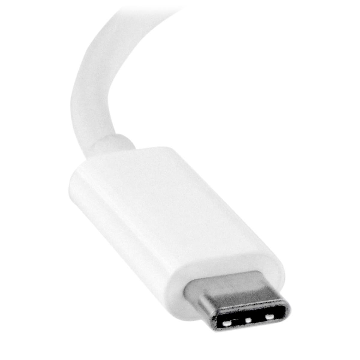 STARTECH.COM USB Type C To DVI Adapter USB-c DVI Video Converter-white
