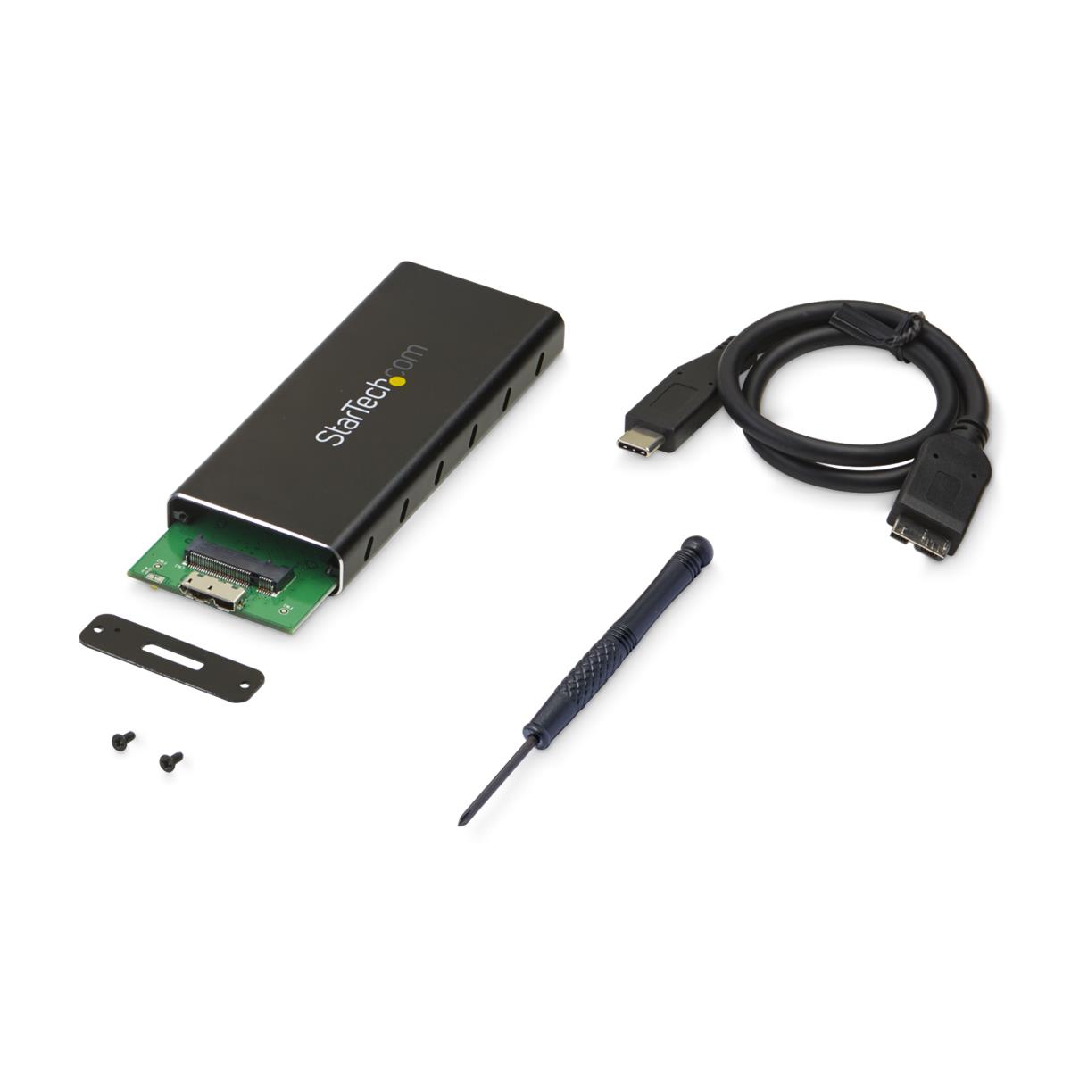 STARTECH.COM Portable M.2 Ngff SATA Enclosure - USB 3.1 (10gbps) With USB-c Cable