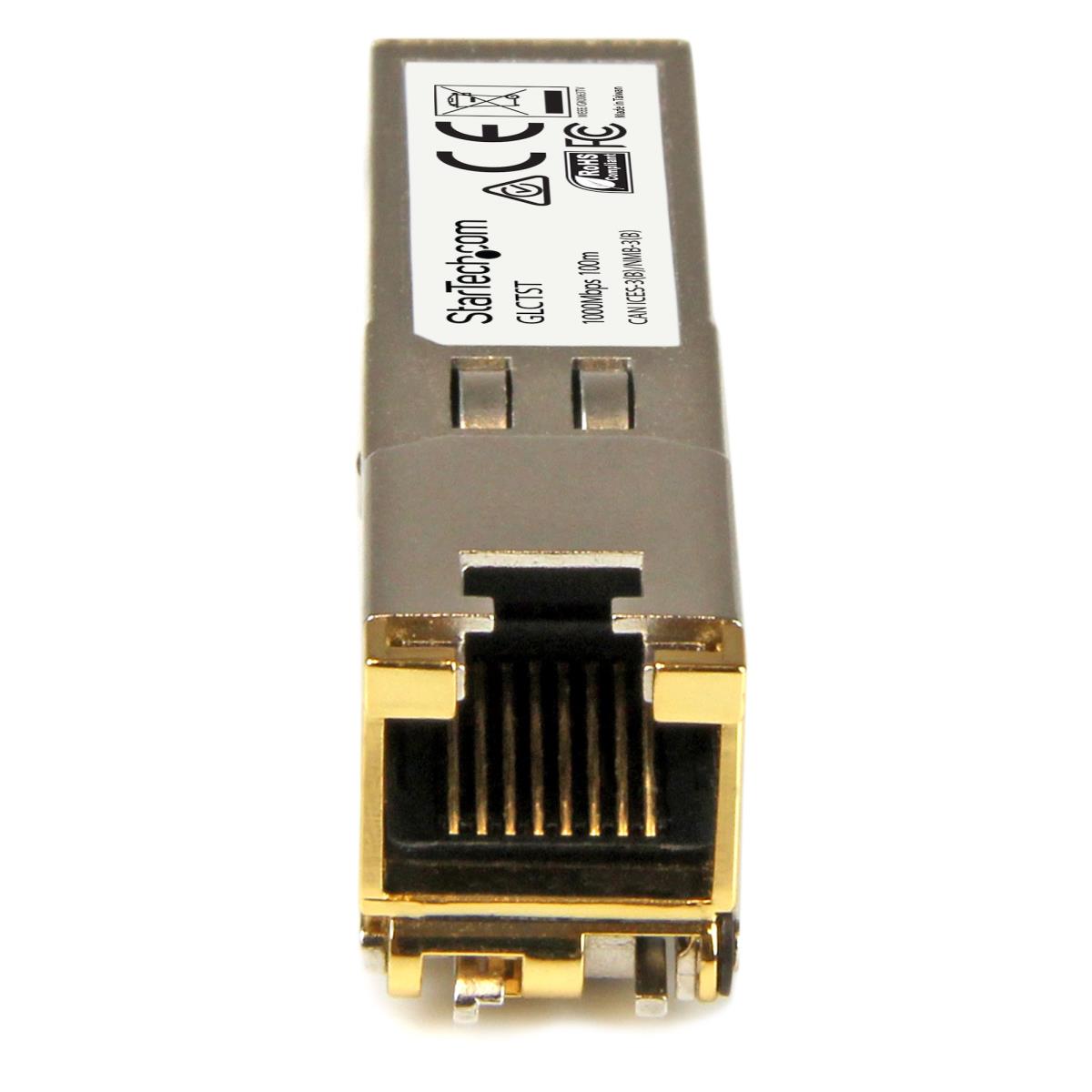 STARTECH.COM Gigabit Rj45 Copper Sfp Transceiver Module - Cisco Glc-t Compatible - 10 Pack