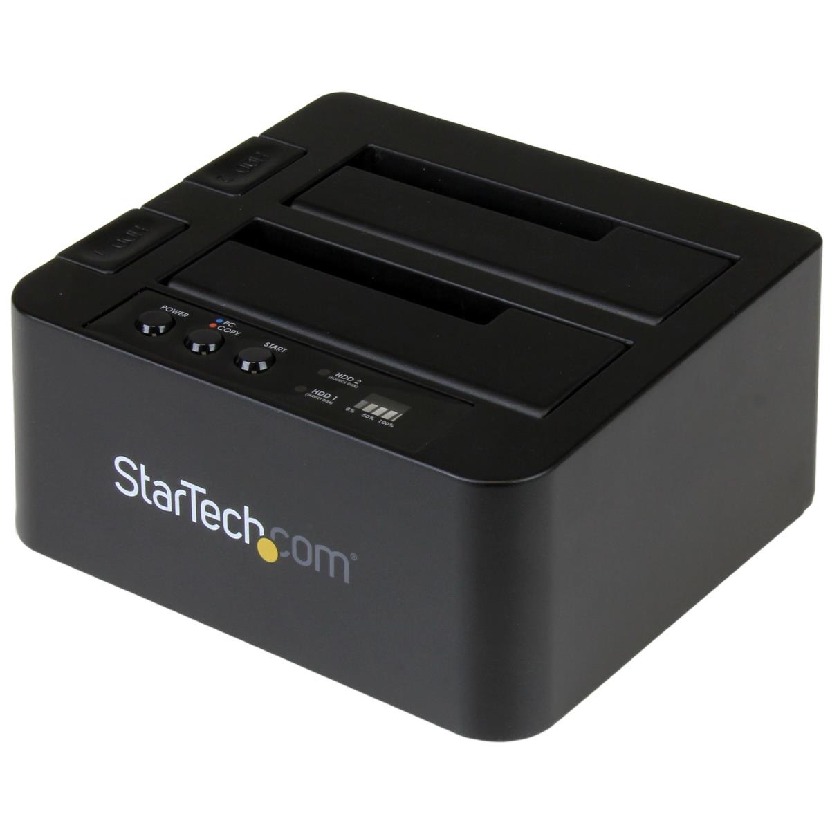 STARTECH.COM Dock - Standalone Duplicator USB 3.1 (10gbps) For 2.5in & 3.5in SATA SSD/HDD Drives - HDD Cloner