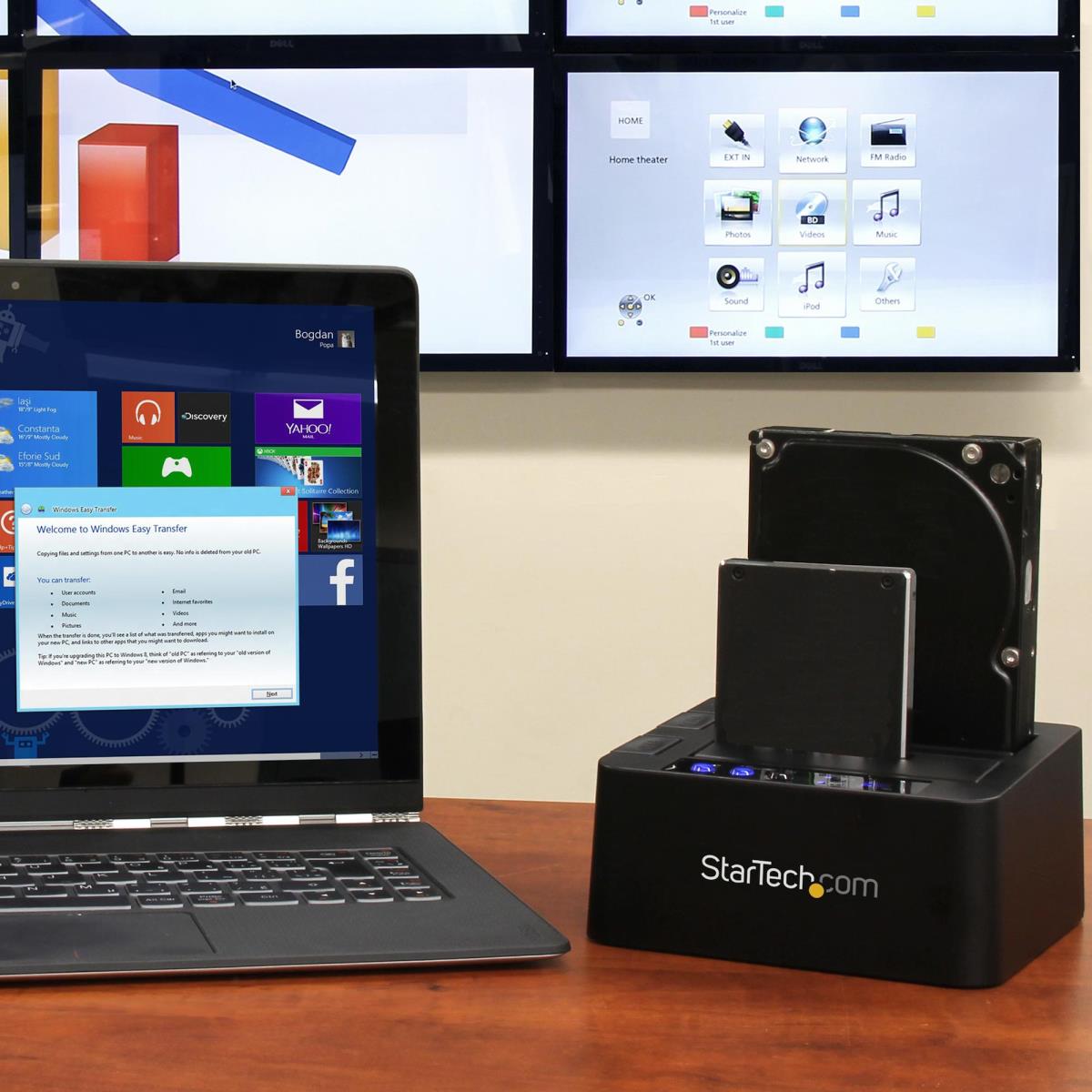 STARTECH.COM Dock - Standalone Duplicator USB 3.1 (10gbps) For 2.5in & 3.5in SATA SSD/HDD Drives - HDD Cloner