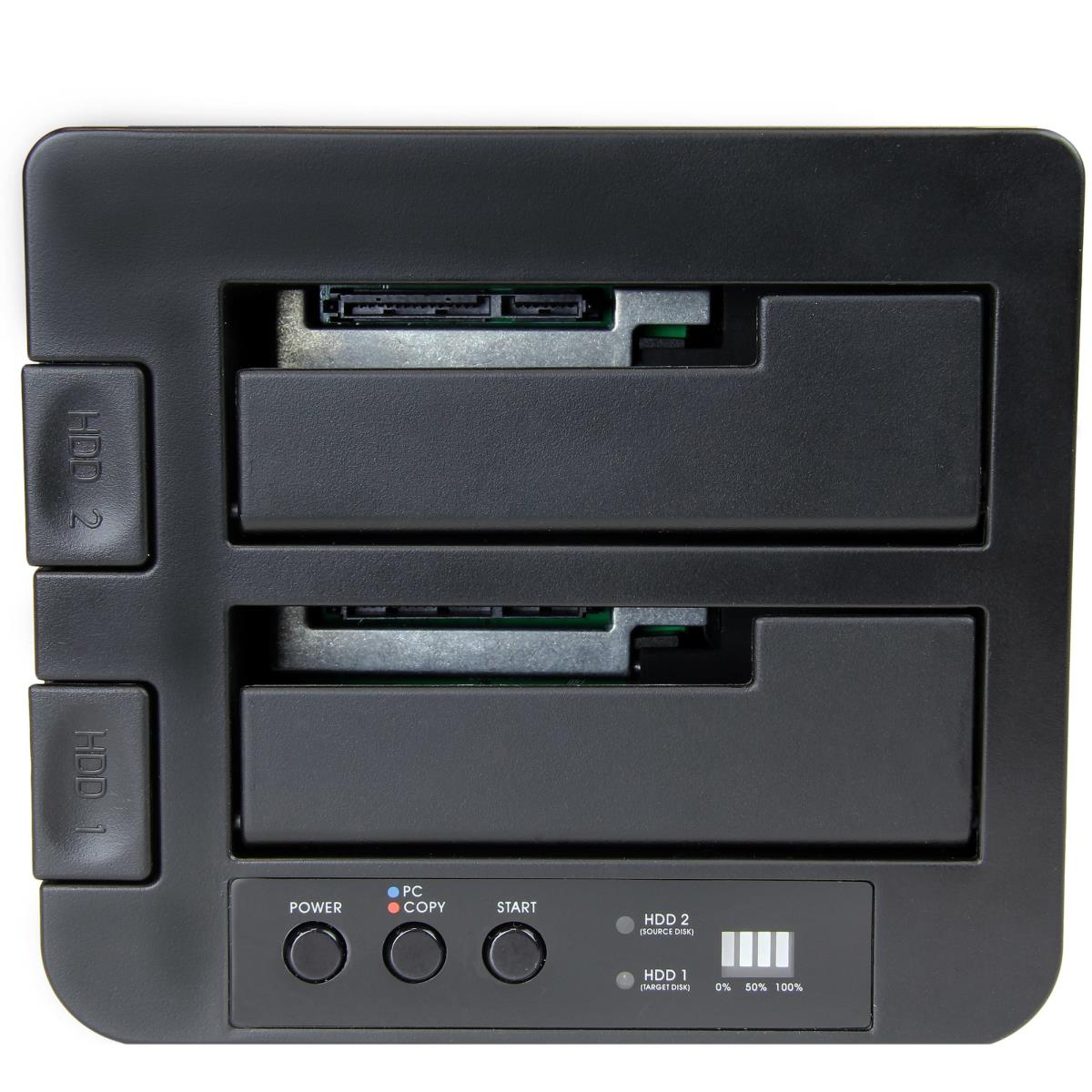 STARTECH.COM Dock - Standalone Duplicator USB 3.1 (10gbps) For 2.5in & 3.5in SATA SSD/HDD Drives - HDD Cloner