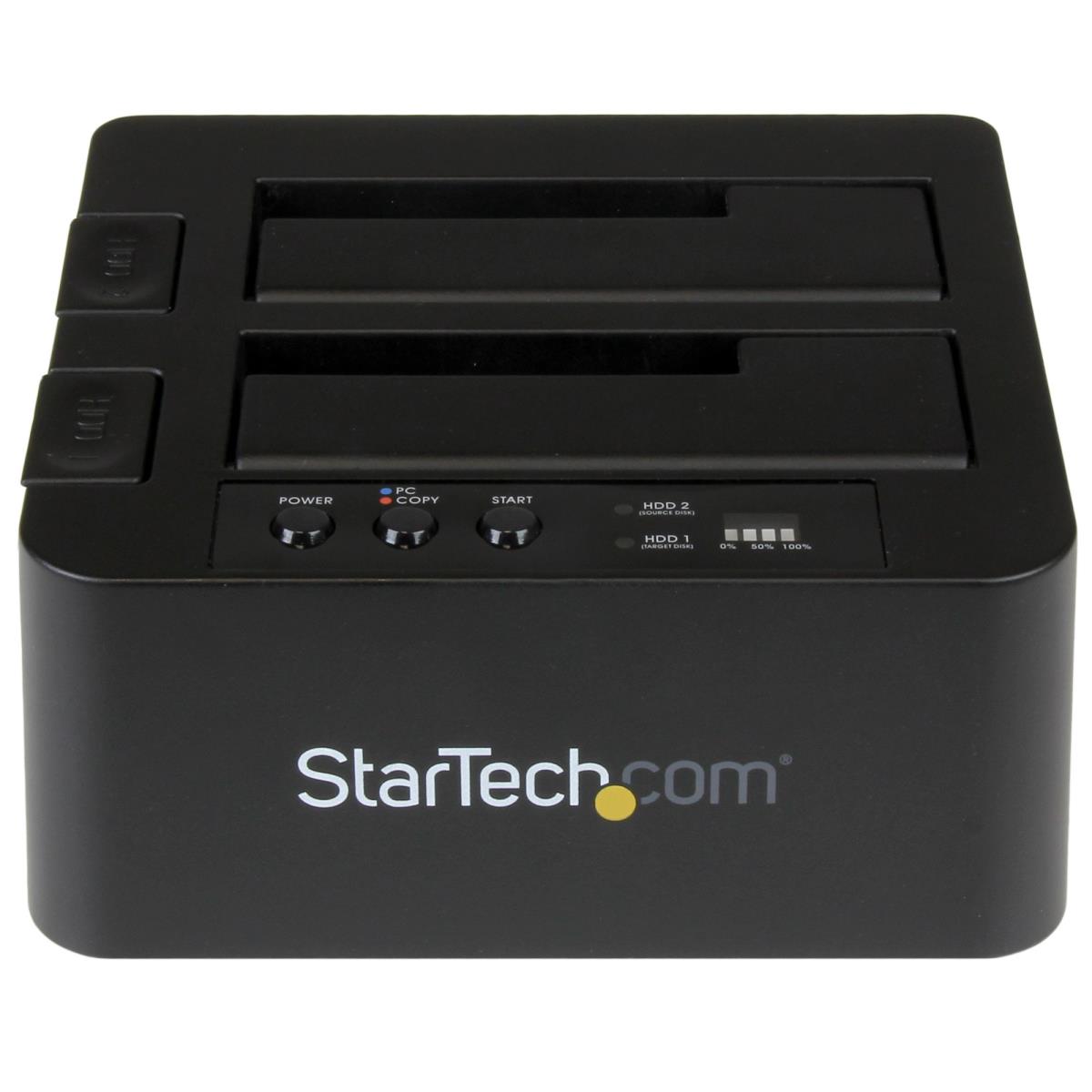 STARTECH.COM Dock - Standalone Duplicator USB 3.1 (10gbps) For 2.5in & 3.5in SATA SSD/HDD Drives - HDD Cloner