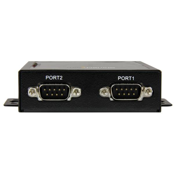 STARTECH.COM Ethernet Device Server - Rs232 - Metal And Mountable 2-port Serial-to-ip